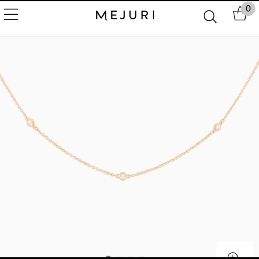 Mejuri satellite necklace